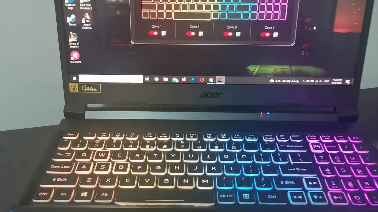 Zdjęcie Jak zmienić podświetlenie klawiatury w acer nitro 5 łatwo i szybko