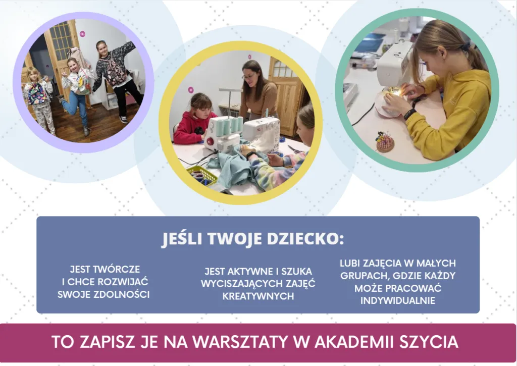 Zdjęcie Zajęcia z szycia dla dzieci - rozwijaj kreatywność i umiejętności