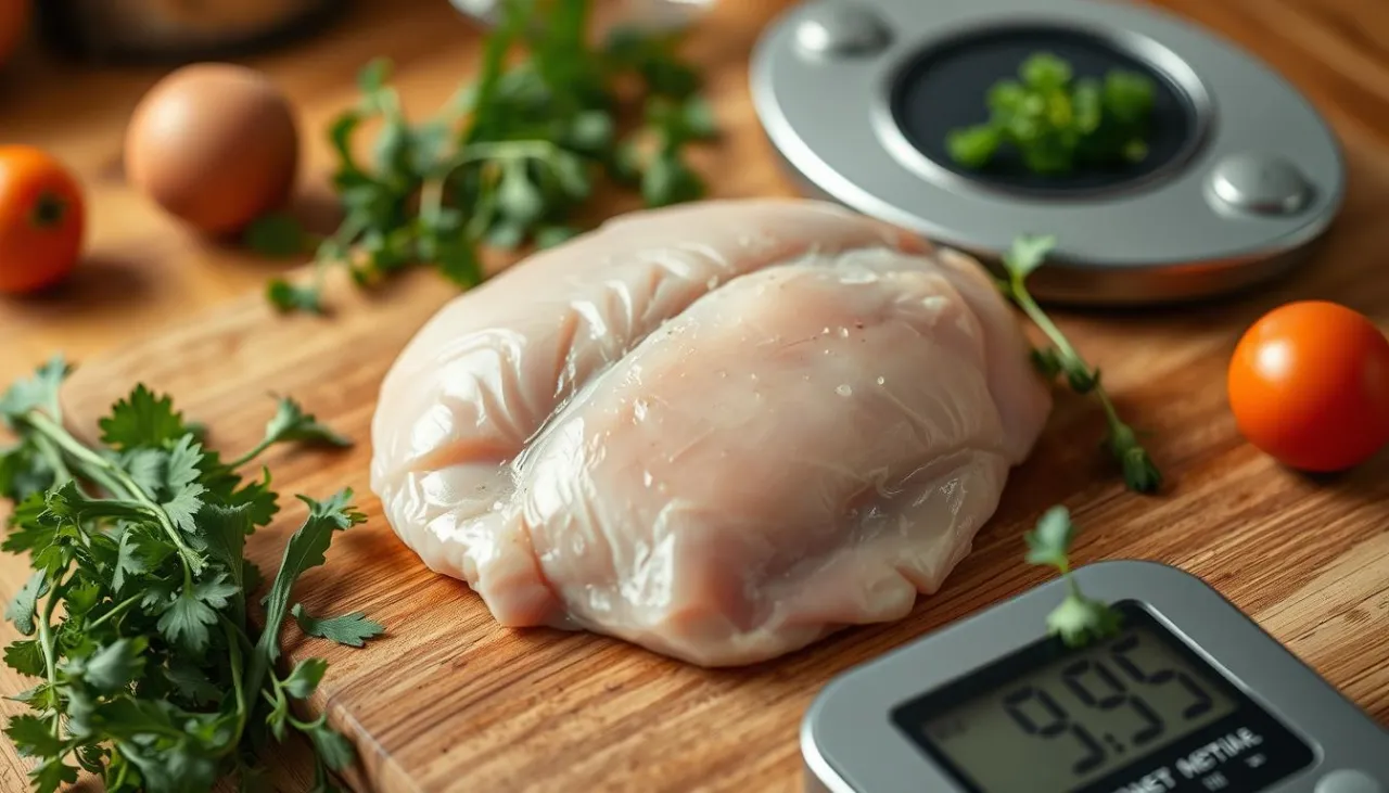 Zdjęcie Ile gram białka jest w 100g kurczaka? Zaskakujące różnice!