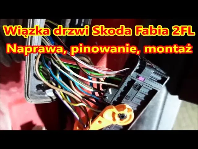 Zdjęcie Wiązka elektryczna drzwi Skoda Fabia 2 – uniknij kosztownych napraw