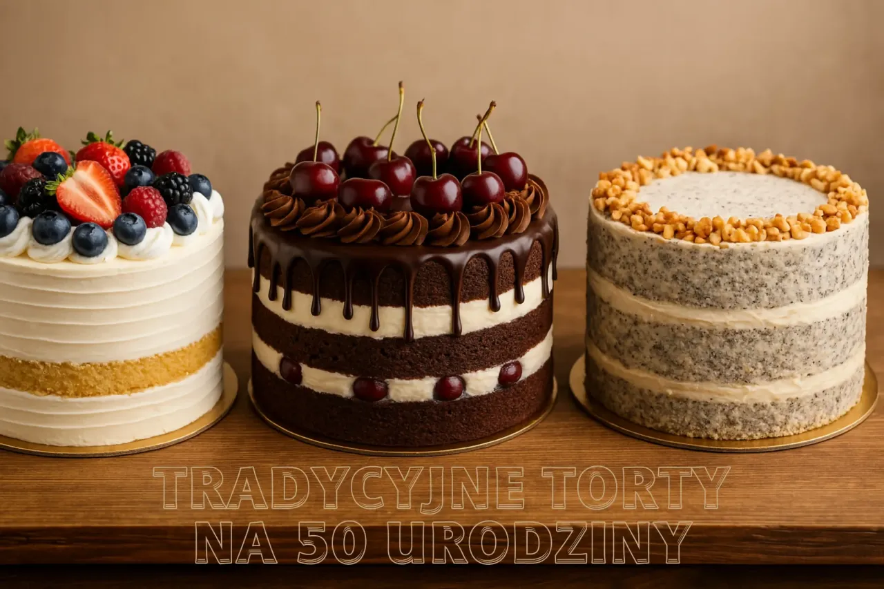 Zdjęcie Jak wybrać idealny tort na 50 urodziny, który zaskoczy jubilata