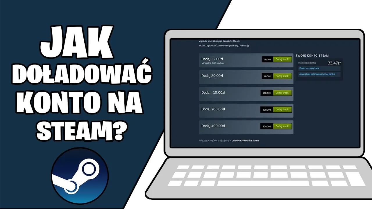 Zdjęcie Jak doładować konto na Steam bez problemów – proste metody i porady