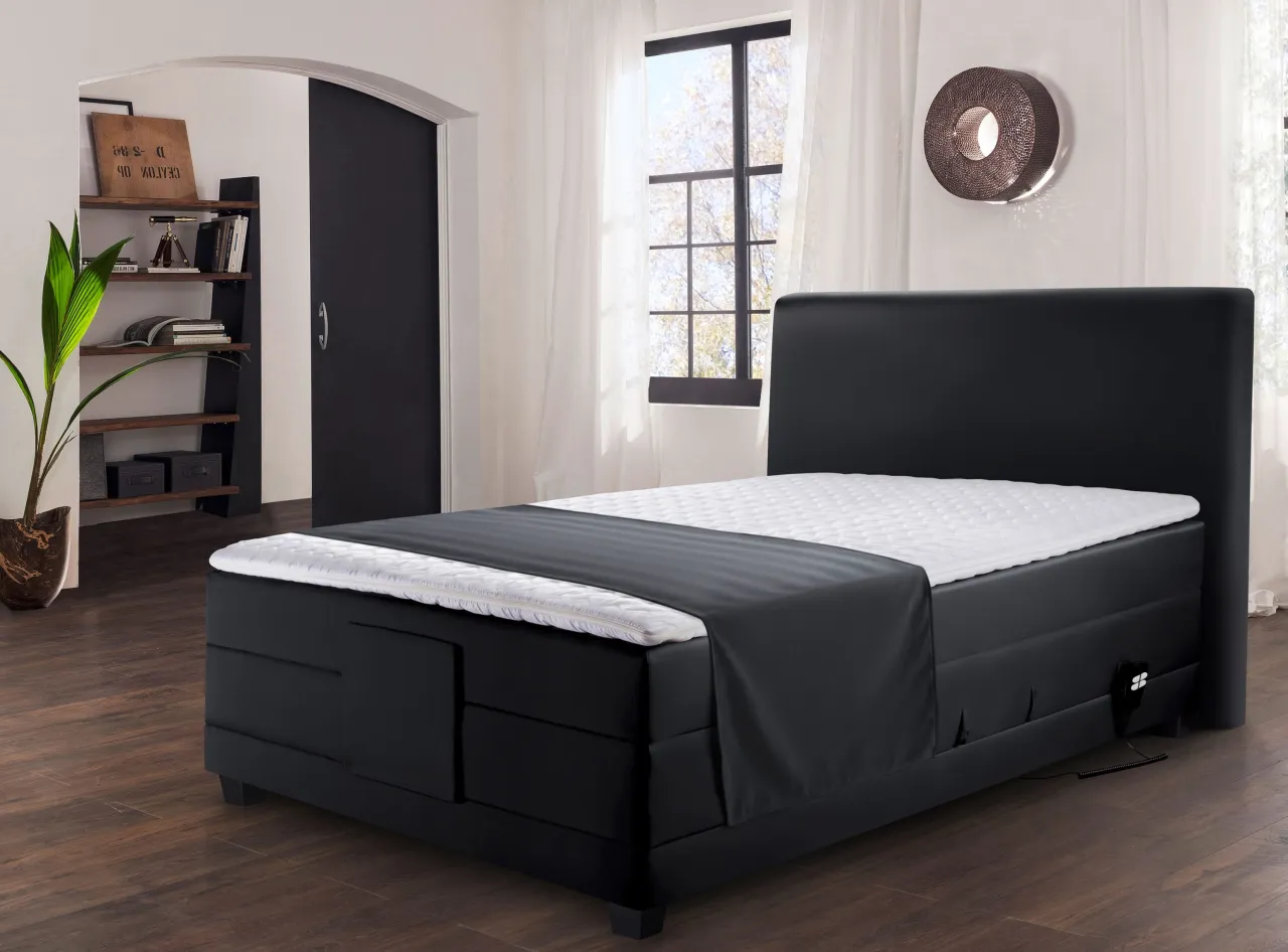 Zdjęcie Boxspringbetten 140x200 mit Motor: Der Schlüssel zu besserem Schlafkomfort