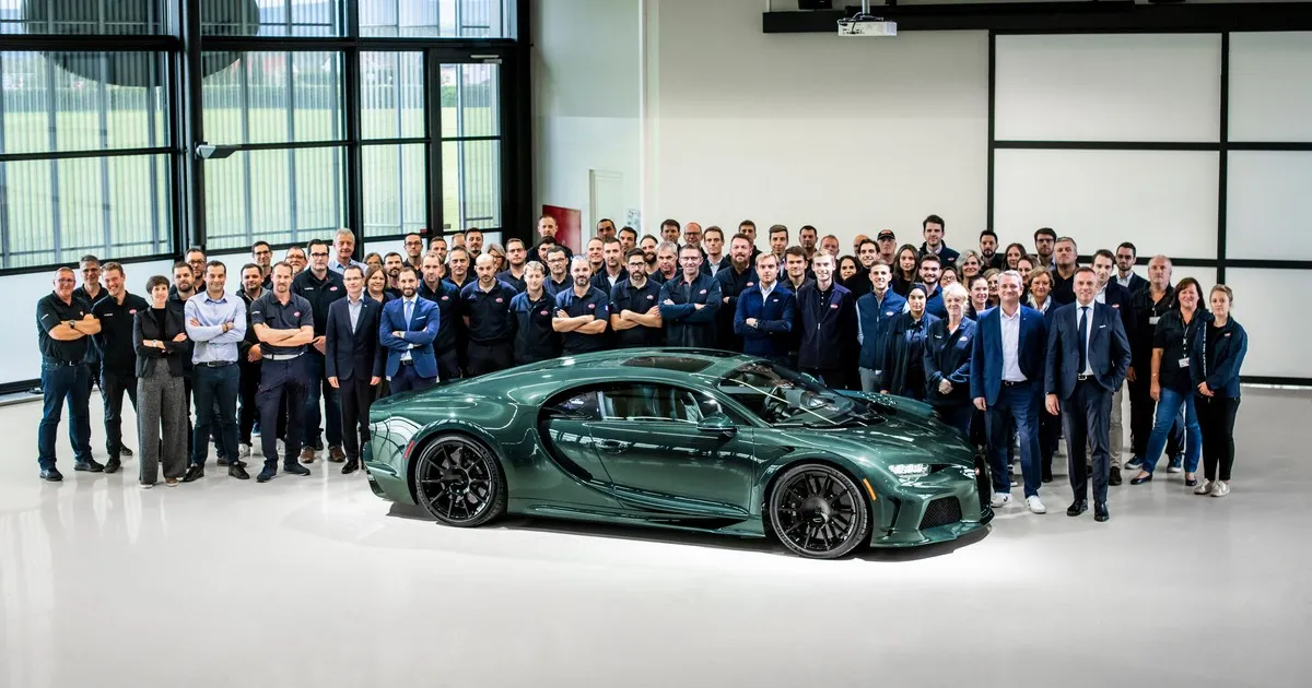 Zdjęcie Bugatti Chiron ile sztuk wyprodukowano i ile zostało na sprzedaż?