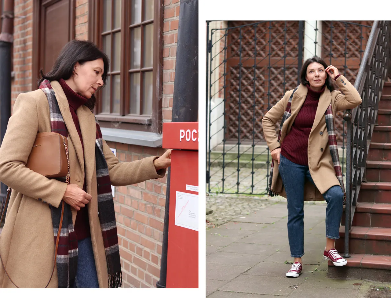 Zdjęcie Stylizacje z bordowym swetrem, które odmienią Twój look na każdą okazję
