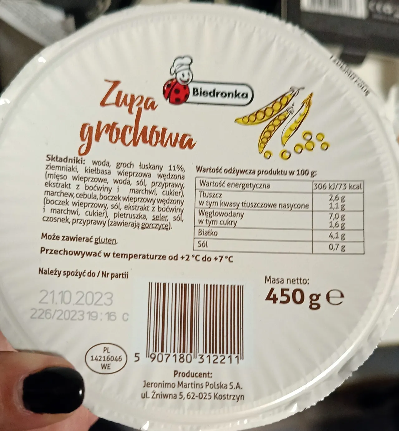 Zdjęcie Ile kalorii ma zupa grochowa? Zaskakujące wartości odżywcze!