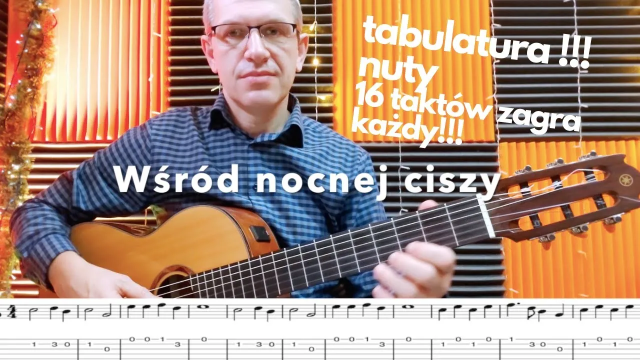 Zdjęcie Chwyty na gitarę wśród nocnej ciszy - naucz się grać łatwo i szybko