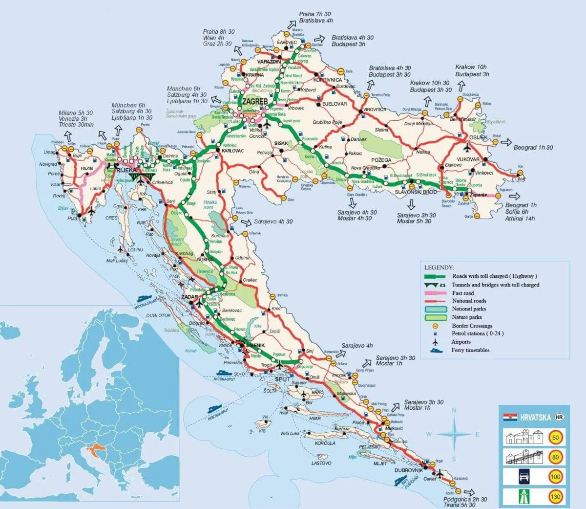 Zdjęcie Płatne autostrady w Chorwacji - które drogi są obciążone opłatami?