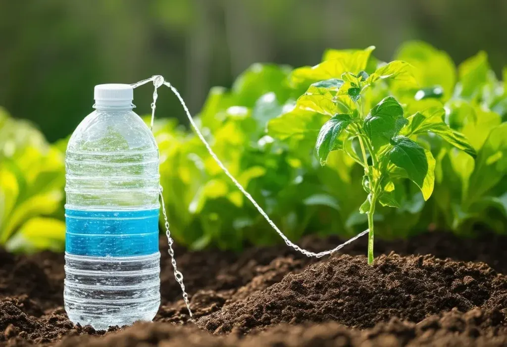 Zdjęcie Jak zrobić podlewanie z butelki, aby uniknąć przesuszenia roślin