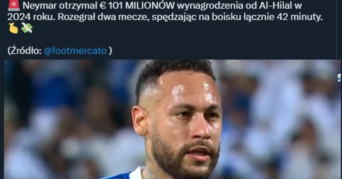 Zdjęcie Neymar zarobki w Al-Hilal: Jakie są jego najwyższe osiągnięcia finansowe?