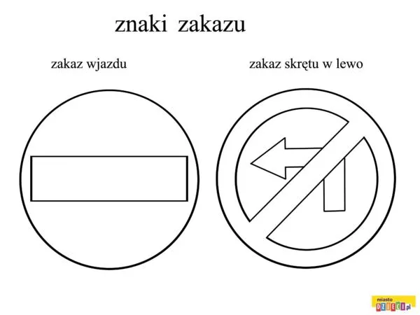 Zdjęcie Kolorowanka z znakami nakazu – ucz dzieci o bezpieczeństwie drogowym