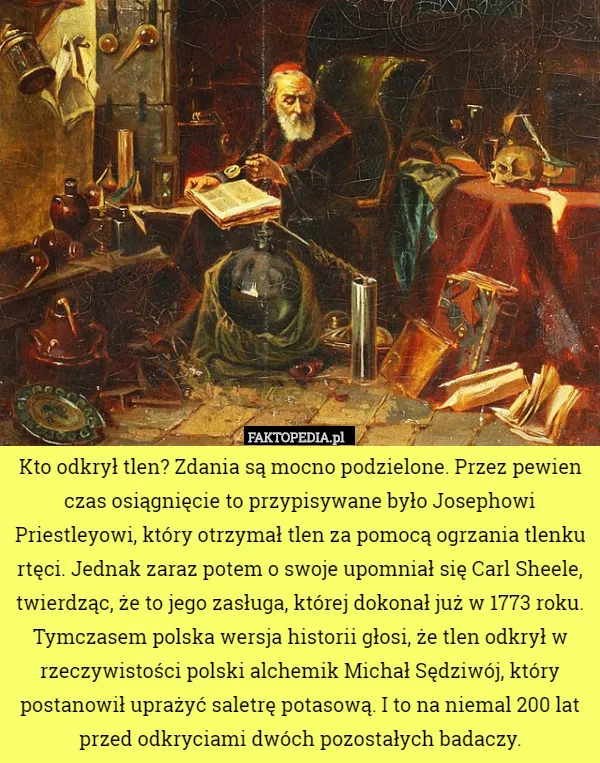 Zdjęcie Kto odkrył tlen? Niespodzianki i kontrowersje w historii chemii