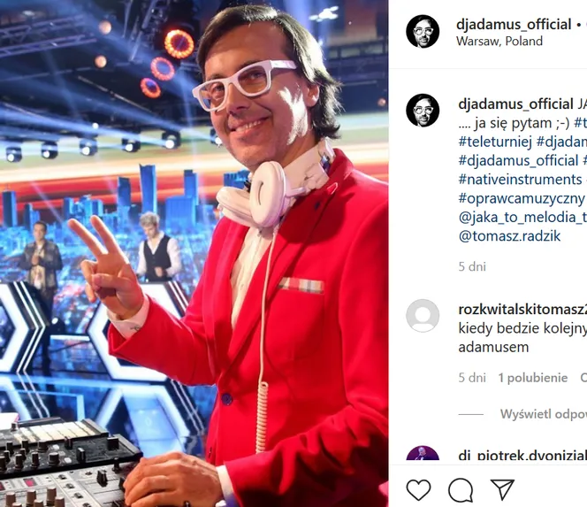 Zdjęcie DJ Adamus w Jaka to melodia - niezapomniane występy i emocje