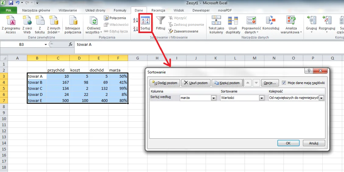 Zdjęcie 3 proste sposoby jak zamienić kolumny miejscami w Excel - praktyczny poradnik