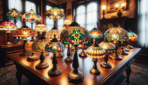 Zdjęcie  Lampy stojące retro - vintage z abażurem i eleganckim stylem w Twoim wnętrzu