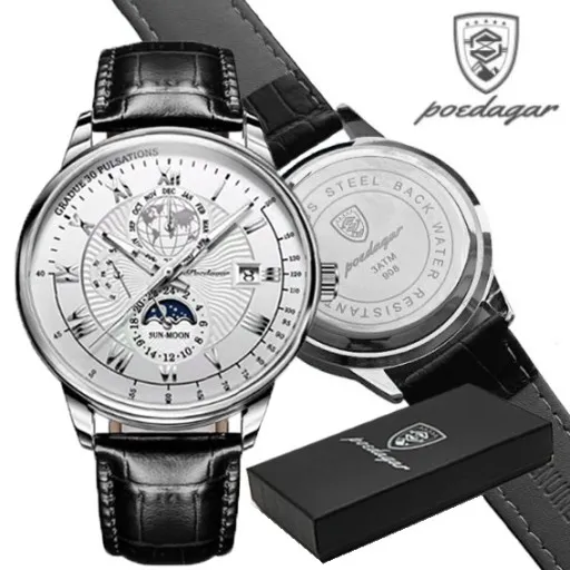 Zdjęcie Zegarek męski Poedagar - elegancja, jakość i różnorodność modeli