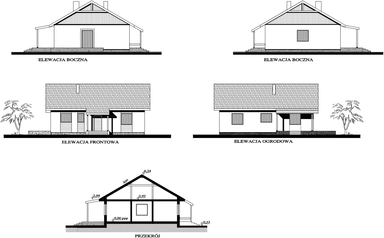 Zdjęcie Przekrój elewacji drewnianej: Tajniki budowy i montażu