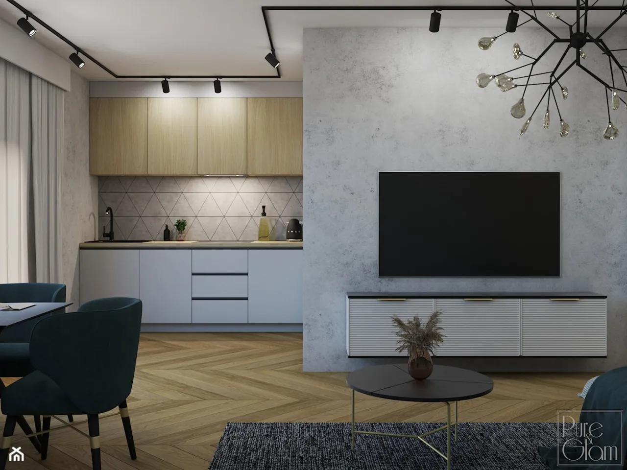 Zdjęcie 10 pomysłów na oddzielenie salonu od przedpokoju - DIY i pro