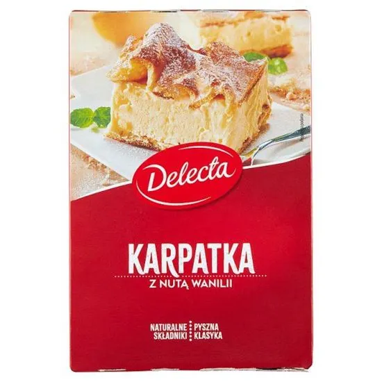 Zdjęcie Przepis na ciasto karpatka Delecta, które zawsze się udaje
