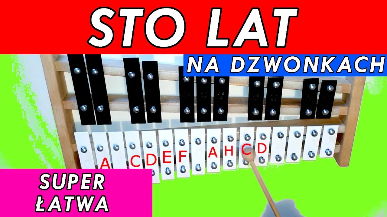Zdjęcie Jak zagrać na cymbałkach sto lat - prosta melodia na każdą uroczystość