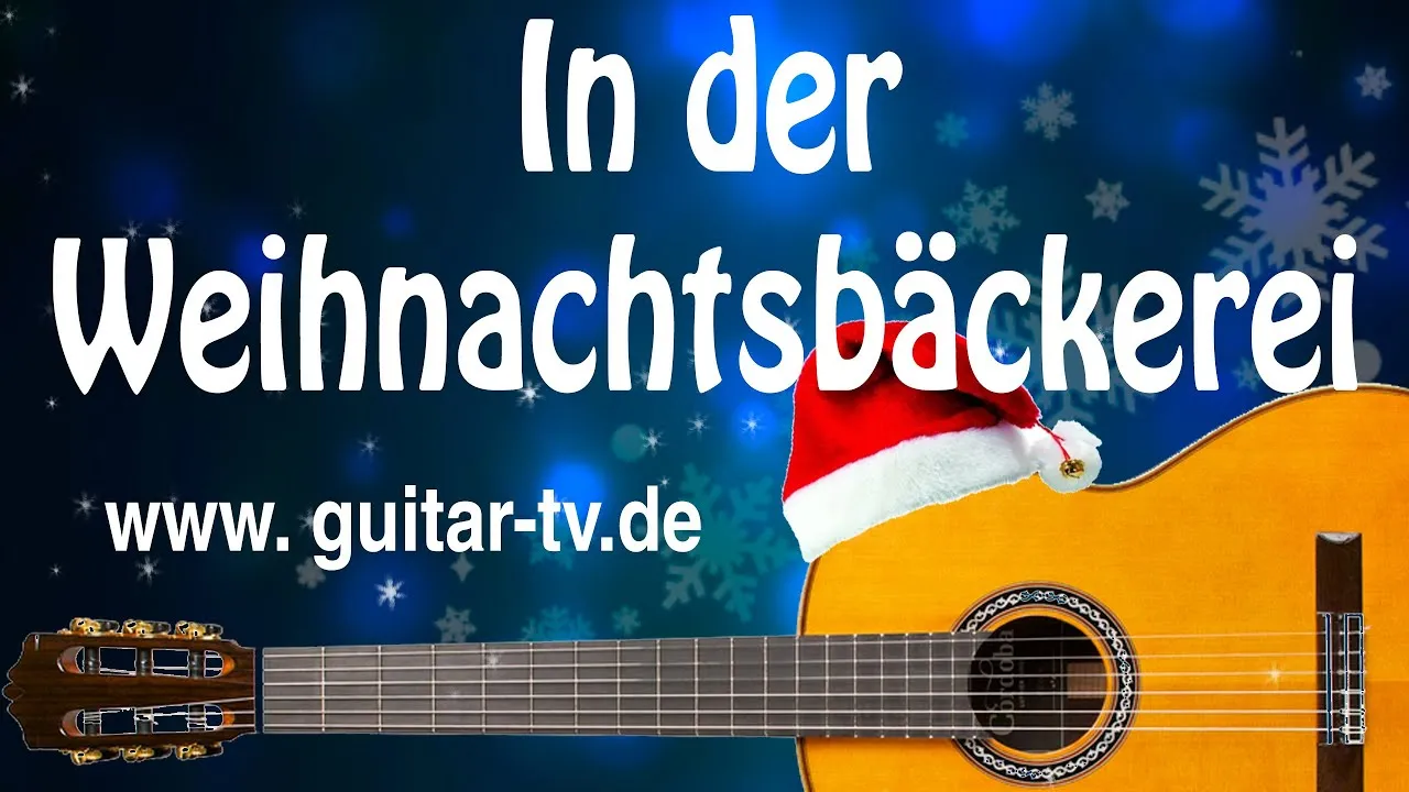 Zdjęcie Gitarrenakkorde für in der Weihnachtsbäckerei: Einfach spielen lernen