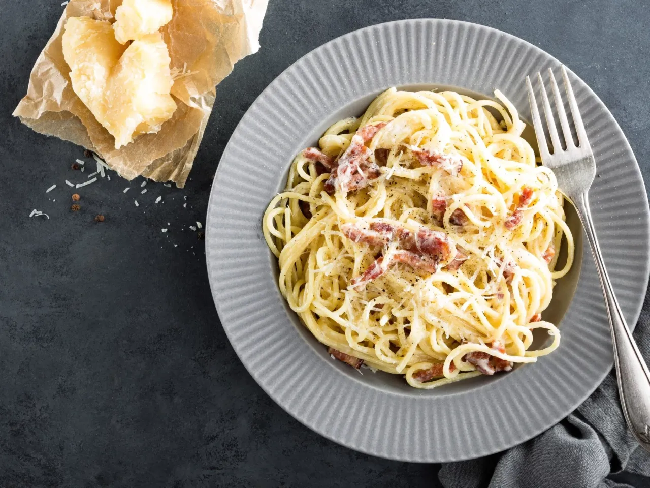 Zdjęcie Pomysł na spaghetti carbonara: Prosty przepis na idealne danie