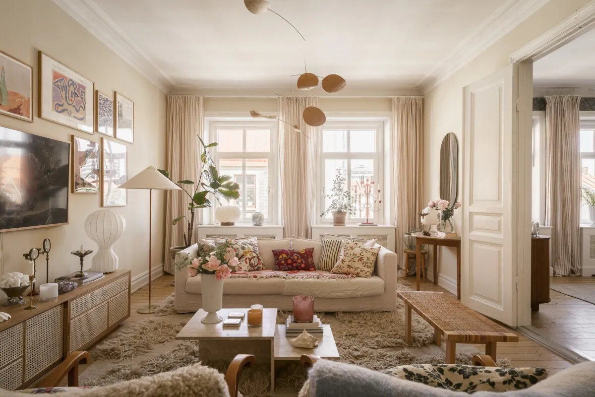 Zdjęcie Lámpara nórdica salón: Guía experta para un ambiente hygge