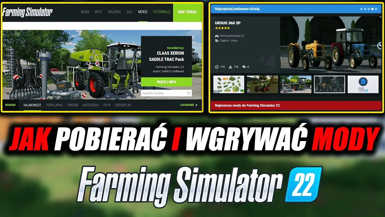 Zdjęcie Jak wgrac mody do fs22 i uniknąć problemów z grą