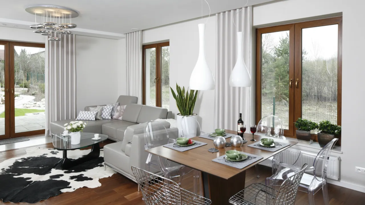 Zdjęcie Jak urządzić salon z kuchnią 20 m? Sprytne pomysły i triki