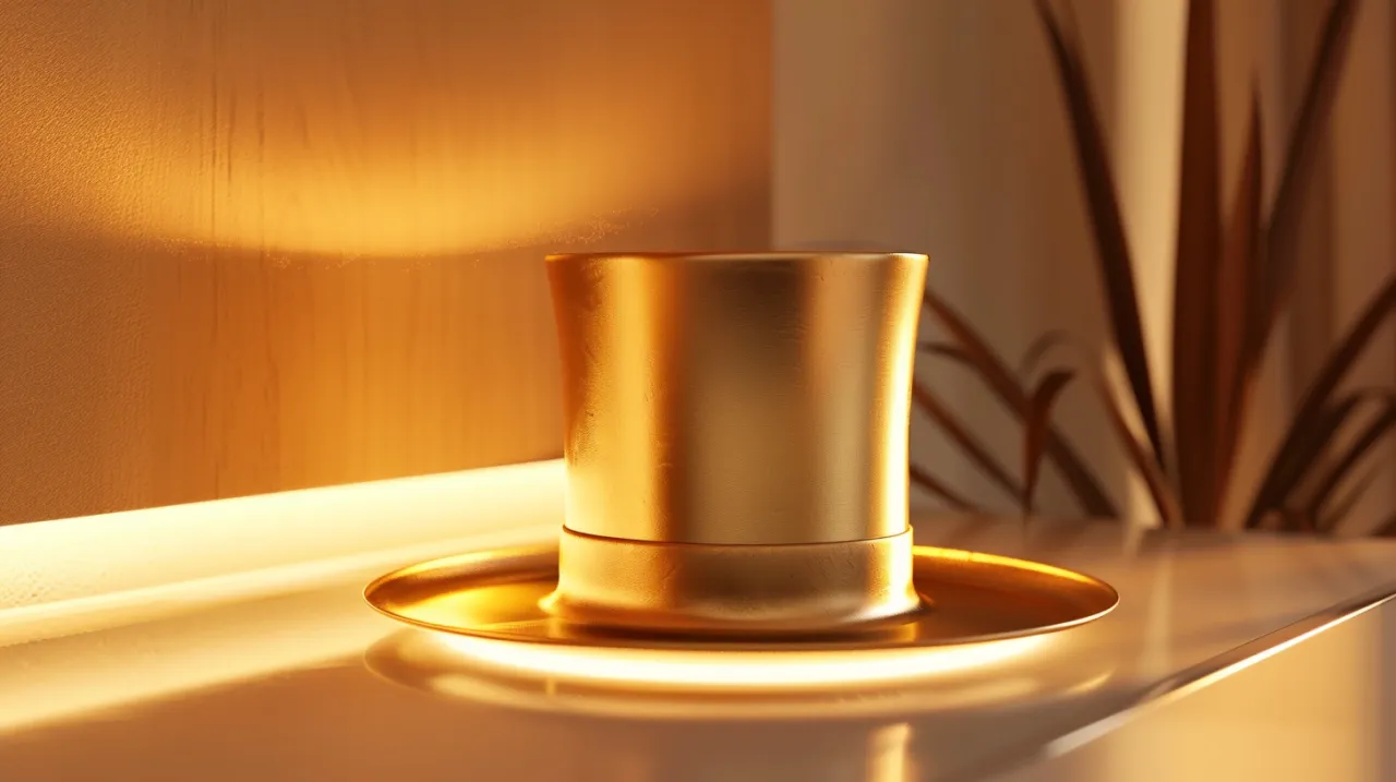 Zdjęcie Kartell lampa: Najmodniejsze lampy Kartell i złote lampy kapelusze