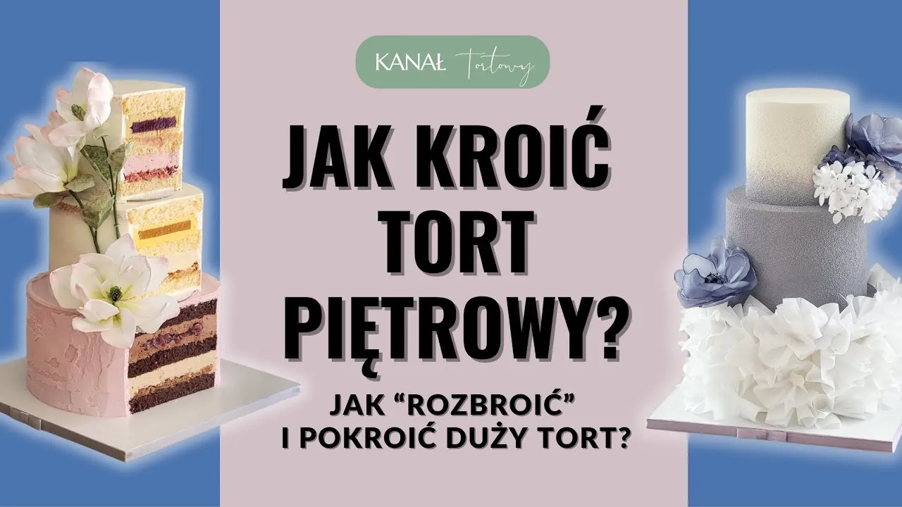 Zdjęcie Jak pokroić tort piętrowy, aby zachować jego idealny kształt?