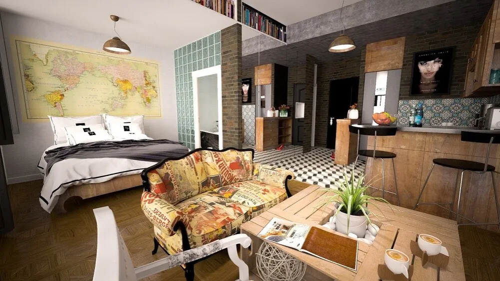 Zdjęcie Jak urządzić salon połączony z sypialnią, by zyskać przestrzeń i styl
