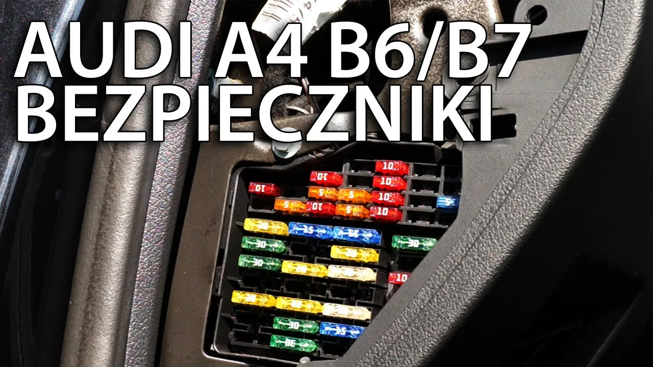 Zdjęcie Gdzie są bezpieczniki w Audi A4 B7? Odkryj ich lokalizację i więcej
