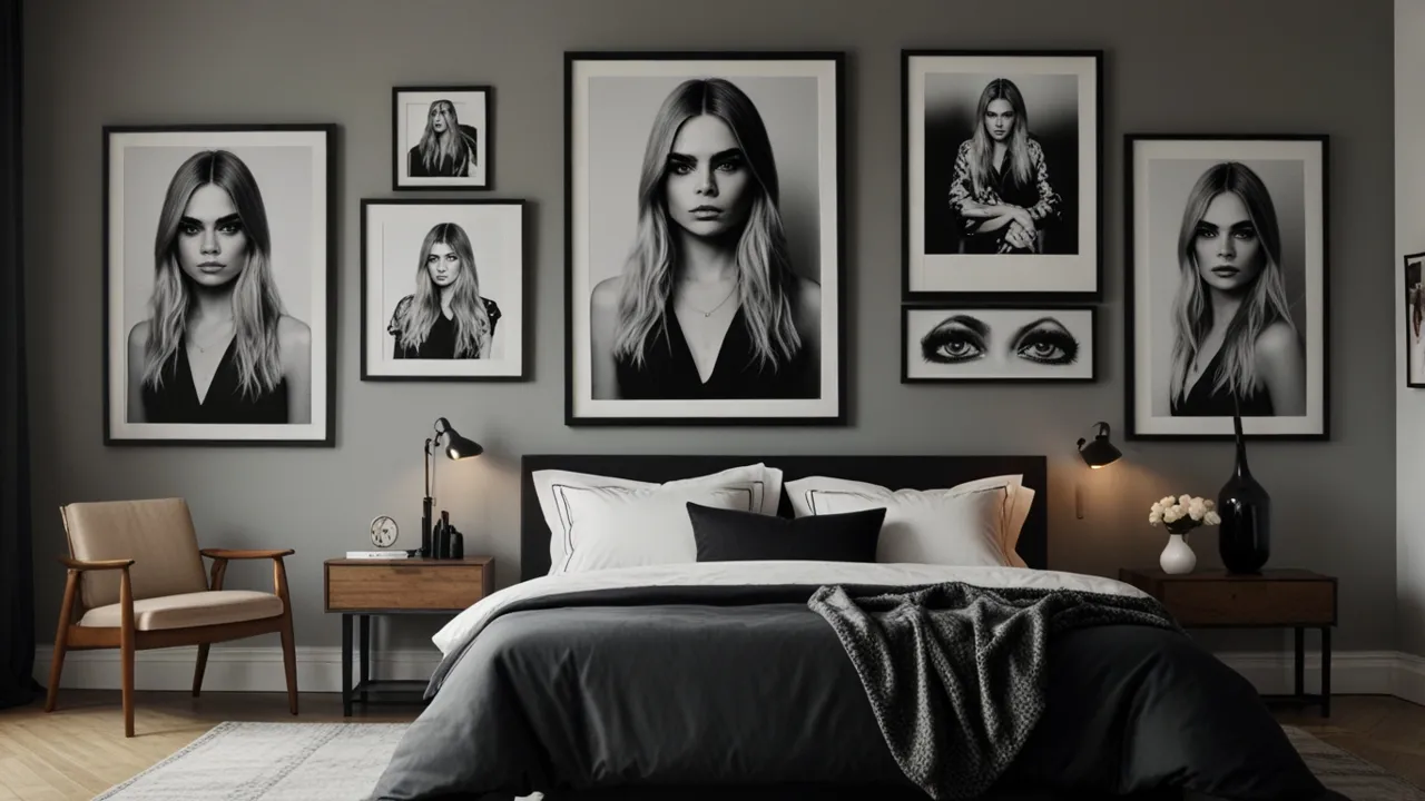 Zdjęcie Najlepsze plakaty Cary Delevingne - gotowe pomysły na modną dekorację wnętrz