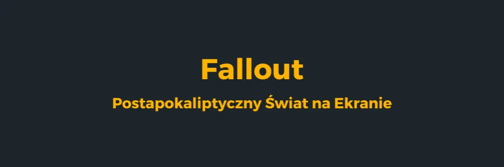 Zdjęcie Fallout: Niemiecka widownia zachwyca się postapokalipsą