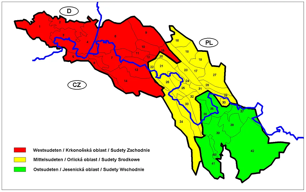 Zdjęcie Kraj Sudetów: czeskie, niemieckie i polskie ziemie górskiego pasma