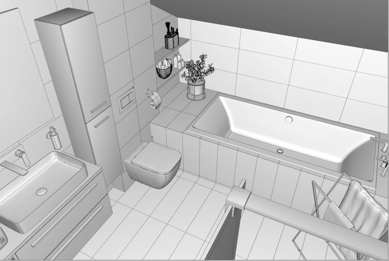 Zdjęcie Jak zrobić projekt łazienki 3D bez stresu i zbędnych kosztów