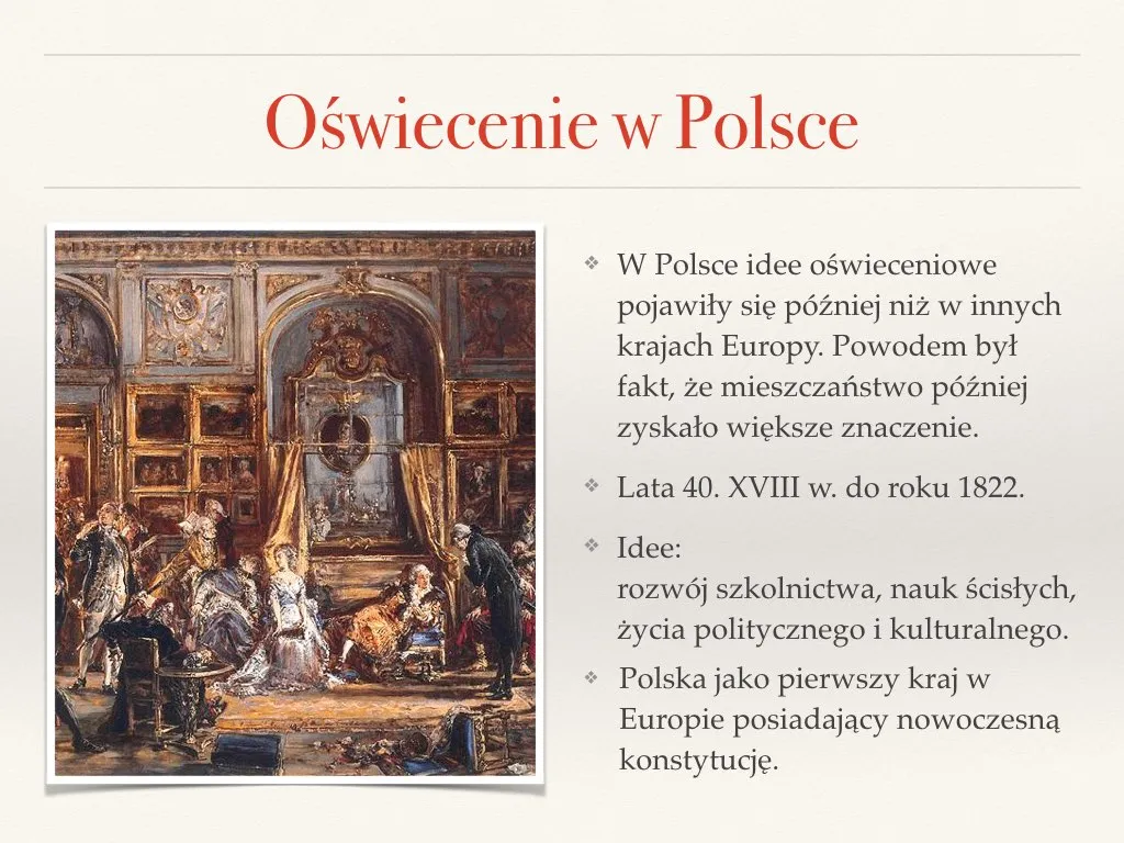 Zdjęcie Epoka oświecenia w Polsce: Kluczowe zmiany i wpływ na społeczeństwo