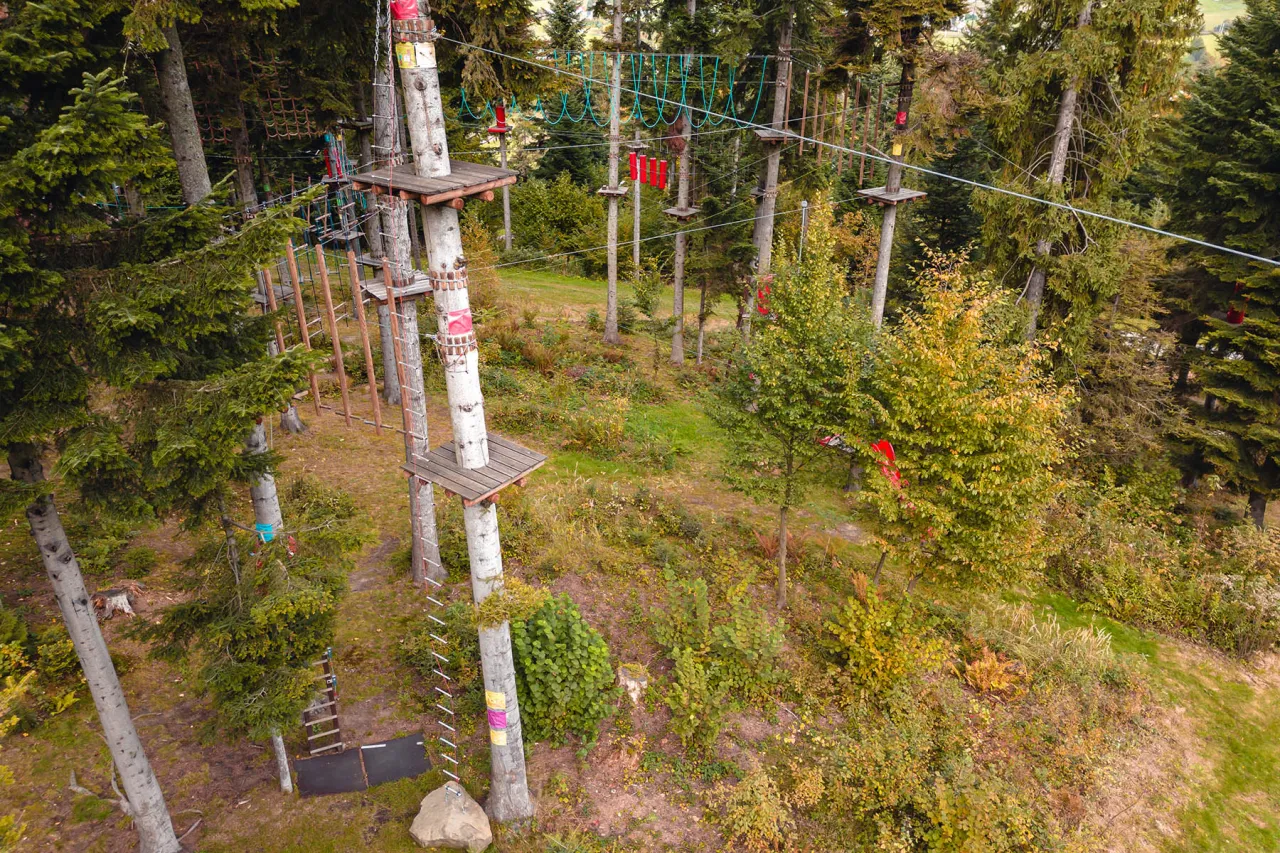 Zdjęcie Park linowy Ptaszkowa - idealne miejsce na emocjonującą przygodę dla całej rodziny