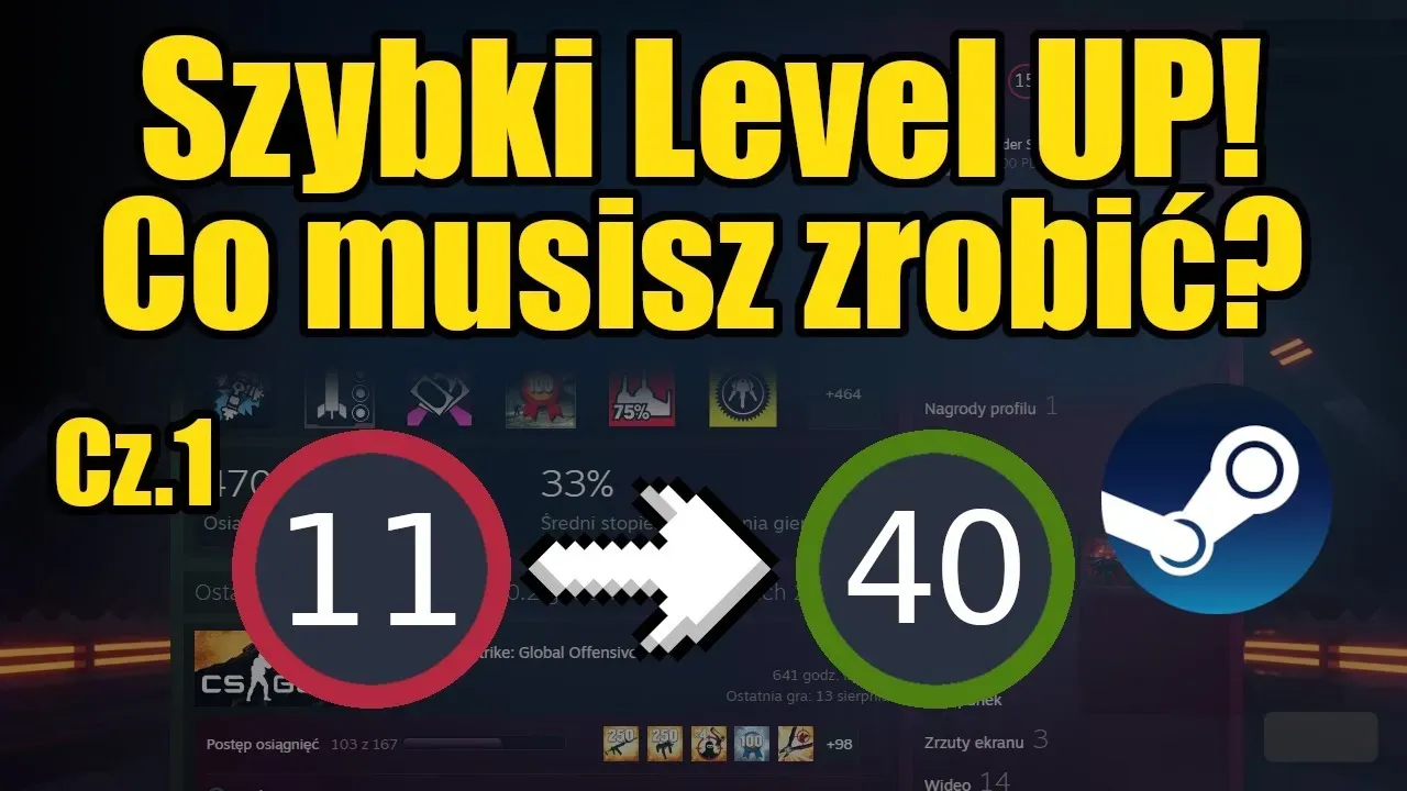 Zdjęcie Jak wbić poziom Steam i uniknąć najczęstszych błędów