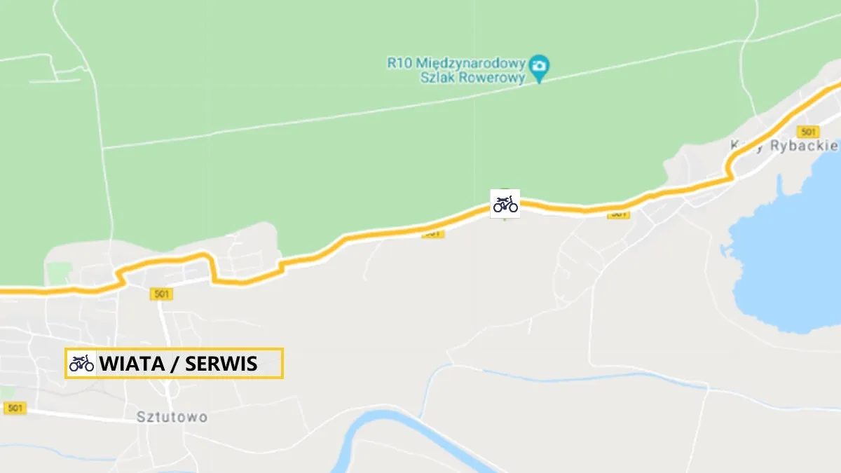 Zdjęcie Ścieżka rowerowa Sztutowo-Kąty Rybackie: malowniczy szlak nad morzem
