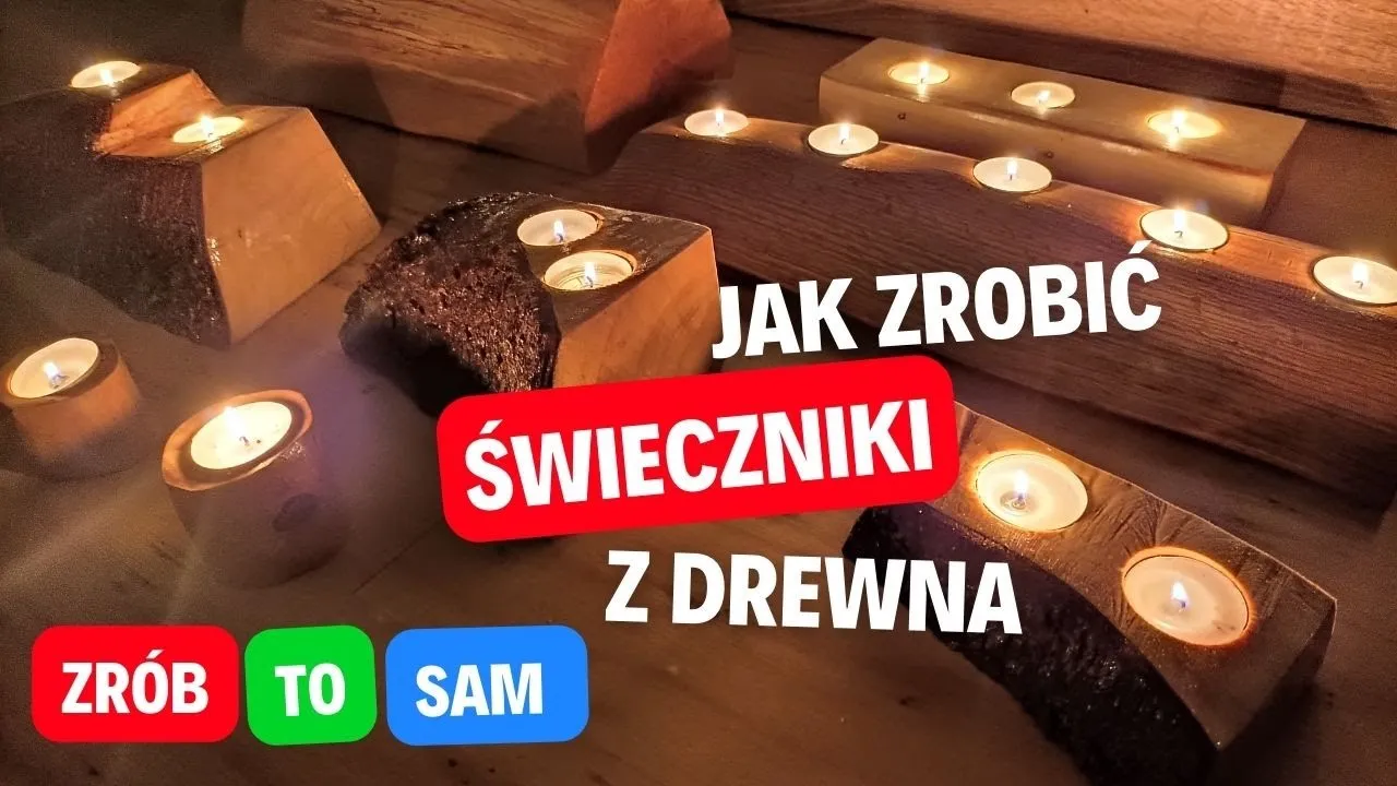 Zdjęcie Jak stworzyć piękne świeczniki z drewna DIY - proste instrukcje i pomysły