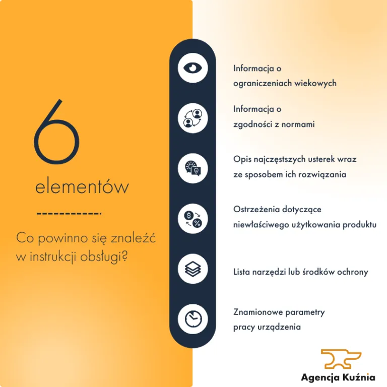 Zdjęcie Co powinna zawierać instrukcja obsługi, aby zapewnić bezpieczeństwo i zgodność?