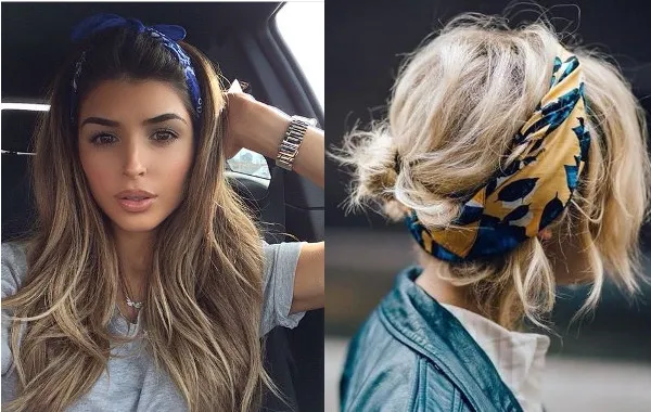 Zdjęcie Jak nosić opaskę do włosów z węzłem, aby wyglądać stylowo i modnie