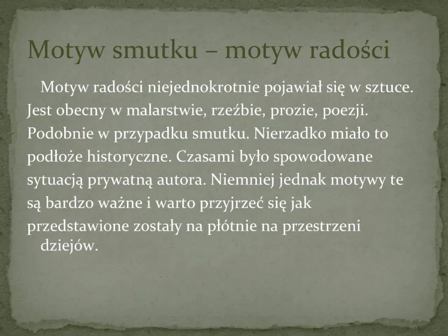 Zdjęcie Motyw zabawy w tekstach kultury: radość i smutek w literaturze