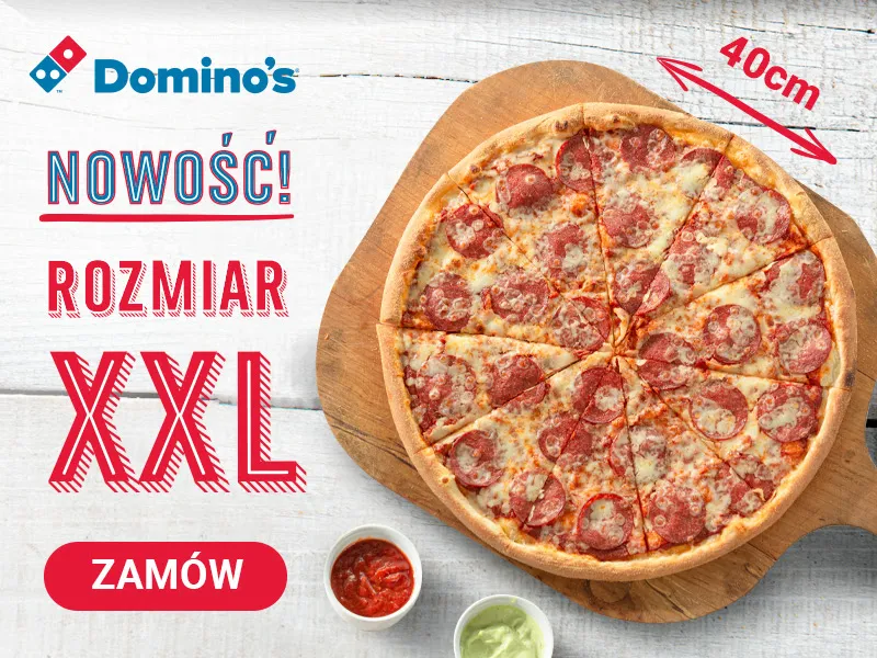 Zdjęcie Ile cm ma pizza XXL w Domino's? Odkryj jej imponujące wymiary!