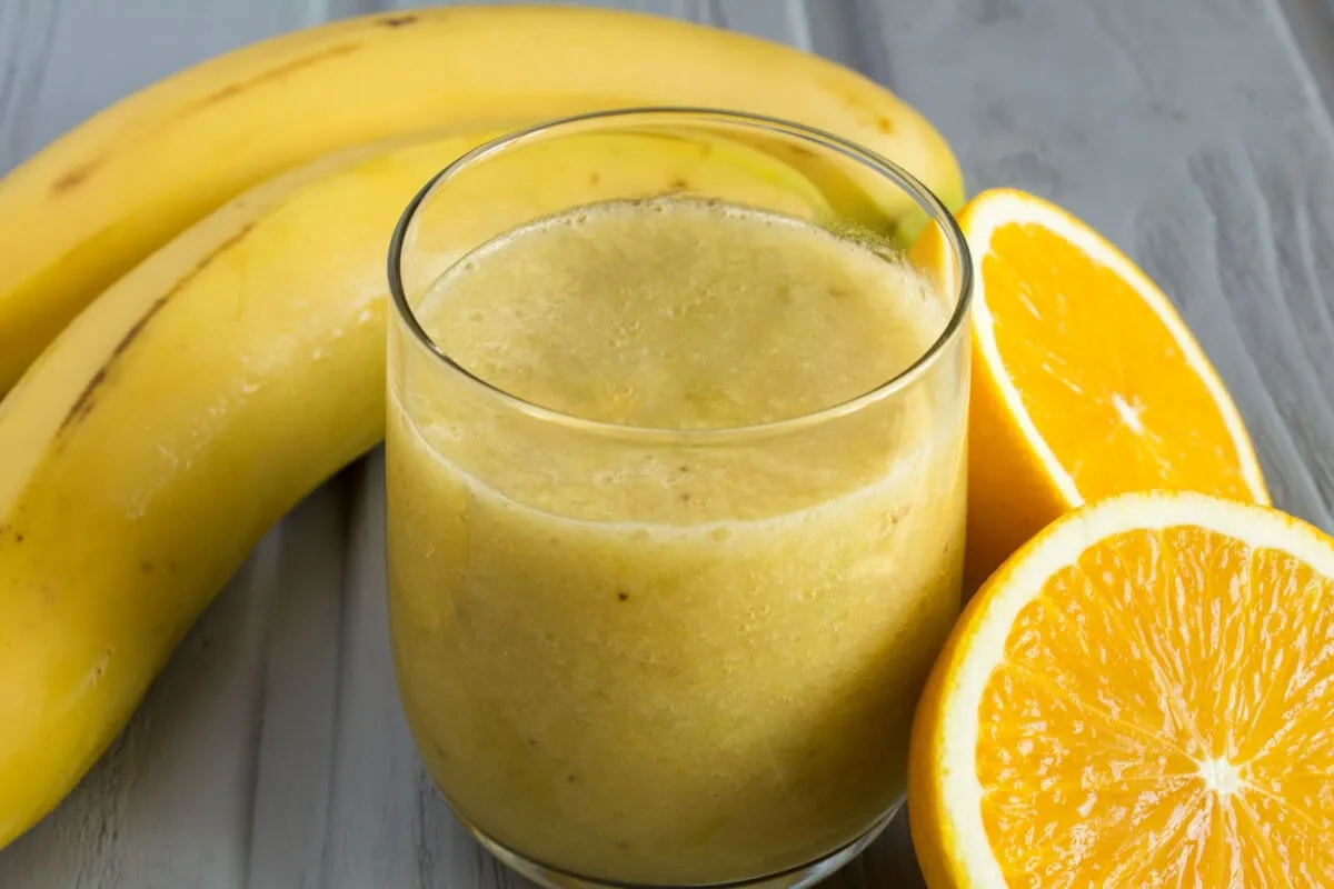 Zdjęcie Delicioso batido de plátano y naranja: receta fácil y nutritiva