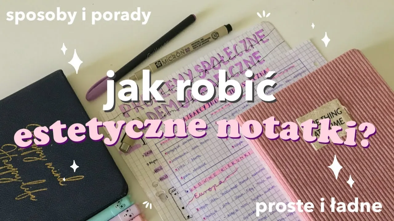 Zdjęcie Jak robić ładne notatki w zeszycie, by ułatwić naukę i zapamiętywanie