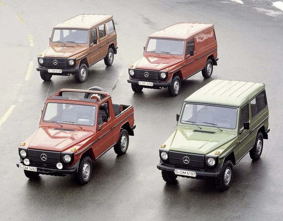 Zdjęcie Gelenda 168: Historia Kultowej Terenówki Mercedes-Benz Klasy G