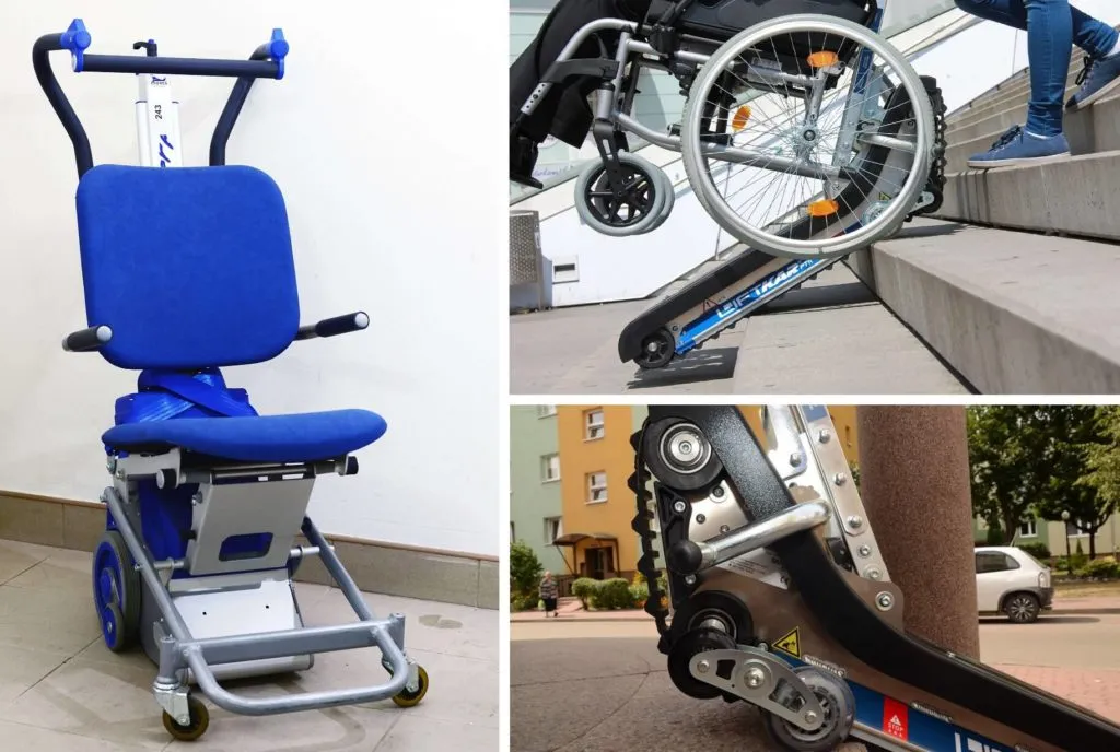 Zdjęcie Jak wjechać wózkiem inwalidzkim po schodach bezpiecznie i łatwo